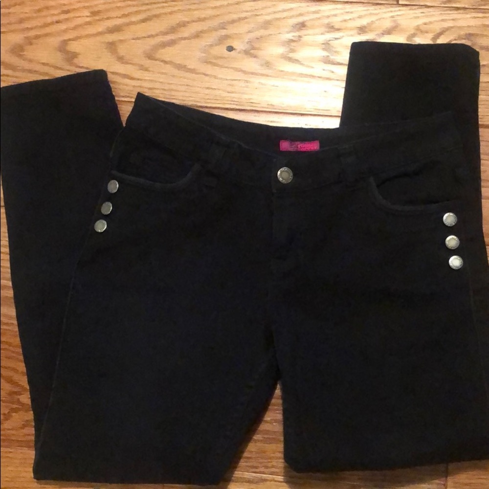 Ladies black denim jeans